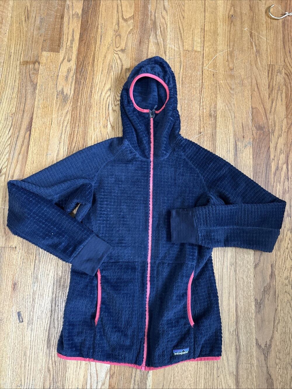 Patagonia Fleece Womens R3 Small Blue Regulator Full Zip Outdoors Jumper Lady